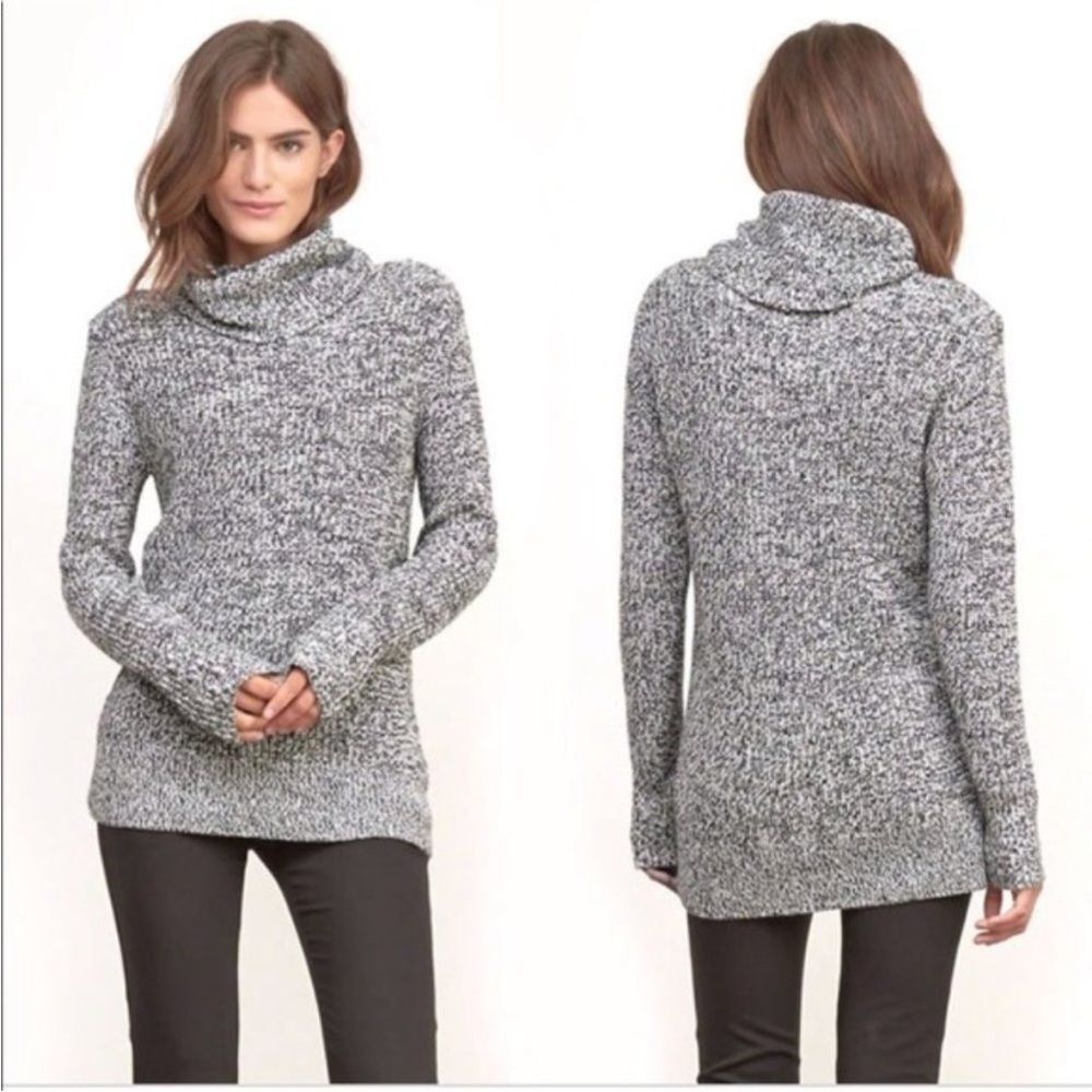 Abercrombie & Fitch Shaker Stitch Turtleneck Sweater Size Small